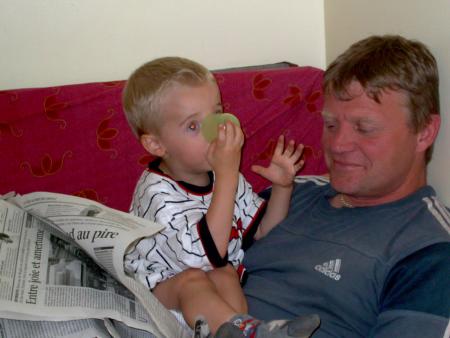 le clown et mon pere,lol